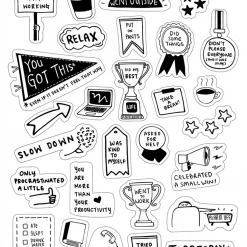 Kwohtations Cards Self Care Sticker Sheet