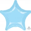 Anagram 19" Metallic Pearl Pastel Blue Star Balloons