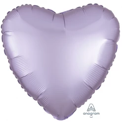 Anagram Balloons 18" Satin Pastel Lilac Heart