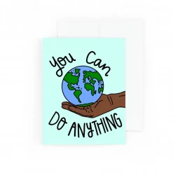 Pretty Peacock Paperie You Can Do Anything Card