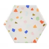 Meri Meri Bright Terrazzo Plates (large)