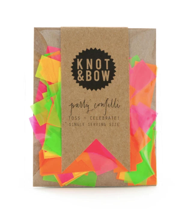 Knot & Bow Confetti & Extras Neon Single Serving Size™ Confetti 3 Knot & Bow Confetti & Extras Neon Single Serving Size™ Confetti