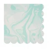 Meri Meri Mint Marble Napkins (small)