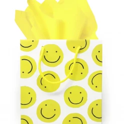 Idlewild Gift And Favor Supply Smiley Gift Bag