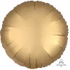 Party Art Community 18" Satin Luxe Gold Sateen Circle