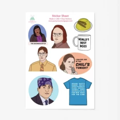 Party Mountain Paper Co Stickers The Office Sticker Pack