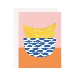 Pineapple Sundays Design Studio Greeting Cards Bananas Greeting Card