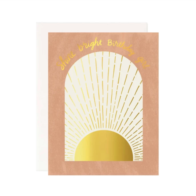 Pineapple Sundays Design Studio Greeting Cards Shine Bright Birthday Girl Greeting Card 3 Pineapple Sundays Design Studio Greeting Cards Shine Bright Birthday Girl Greeting Card
