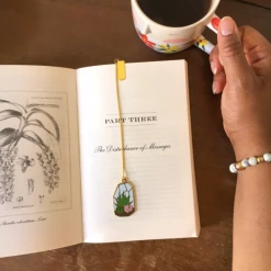 Pineapple Sundays Design Studio Art & Home Terrarium Enamel Bookmark