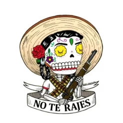 Fresh Prints Stickers Adelita No Te Rajes Die Cut Vinyl Sticker