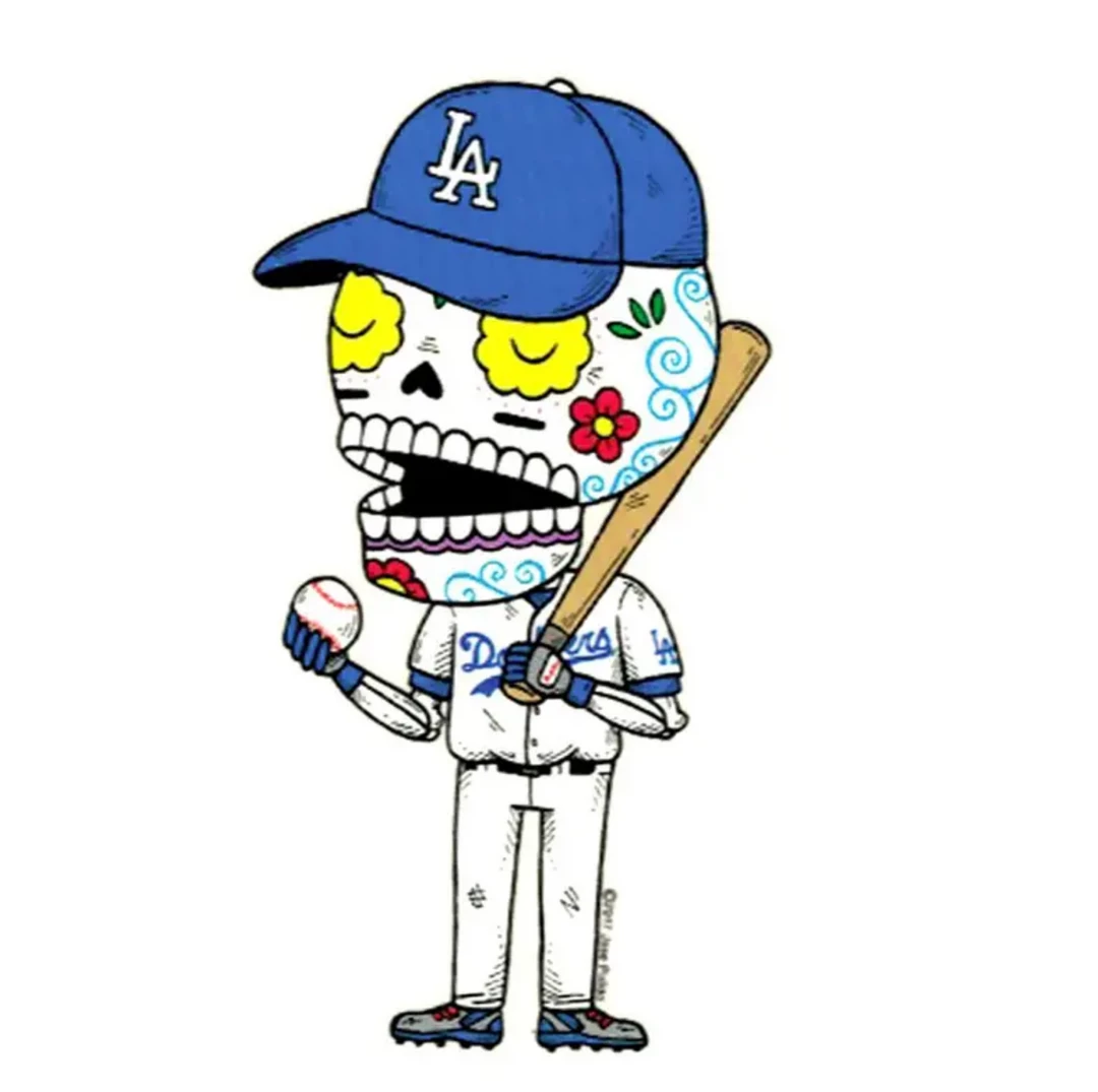 Fresh Prints Stickers LA Dodgers Vinyl Sticker 3 Fresh Prints Stickers LA Dodgers Vinyl Sticker