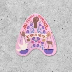 Citizen Ruth Stickers No Justice, No Peace Sticker