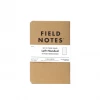 Field Notes Left-Handed Notebook - Set Of 3 (ruled) Notebooks + Notepads