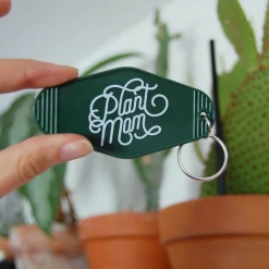 A Shop Of Things Plant Mom Motel Keychain