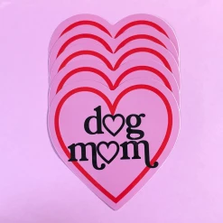 A Shop Of Things Dog Mom Sticker Stickers