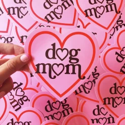 A Shop Of Things Dog Mom Sticker Stickers