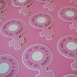 A Shop Of Things Best Man Feminist Sticker