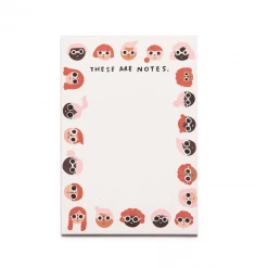 Carolyn Suzuki Faces - Note Pad Notebooks + Notepads