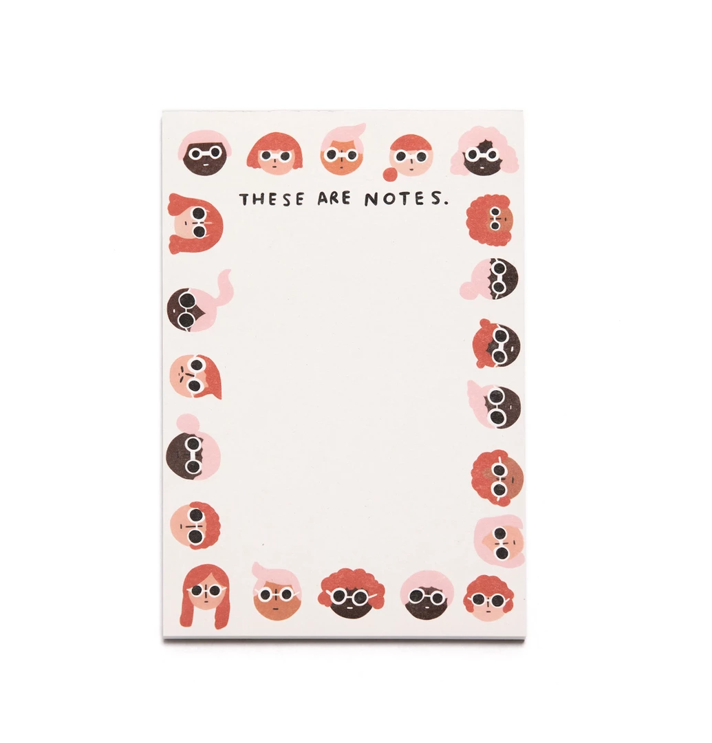 Carolyn Suzuki Faces - Note Pad Notebooks + Notepads 4 Carolyn Suzuki Faces - Note Pad Notebooks + Notepads