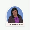 Party Mountain Paper Co Stickers Kelly The Business Bitch Sticker