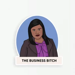 Party Mountain Paper Co Stickers Kelly The Business Bitch Sticker