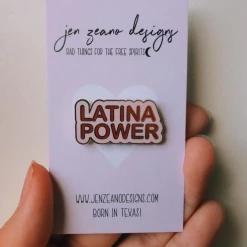 Jen Zeano Designs Latina Power Pin Accessories