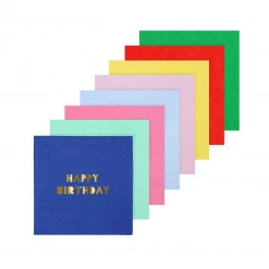 Meri Meri Happy Birthday Napkins (small)