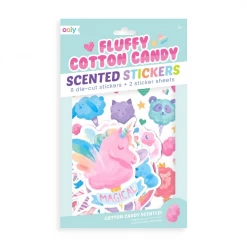 OOLY Fluffy Cotton Candy Scented Stickers