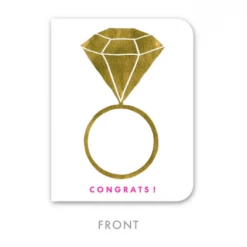 Carolyn Suzuki Congrats! - Foil Greeting Card Wedding