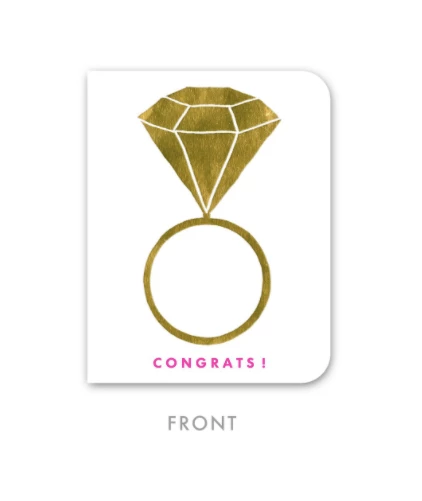 Carolyn Suzuki Congrats! - Foil Greeting Card Wedding 3 Carolyn Suzuki Congrats! - Foil Greeting Card Wedding