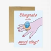 Party Mountain Paper Co Sweet Ring Card