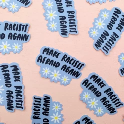 Craft Boner Make Racists Afraid Again Sticker
