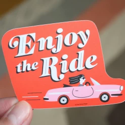Free Period Press Enjoy The Ride Vinyl Sticker Stickers