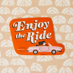 Free Period Press Enjoy The Ride Vinyl Sticker Stickers