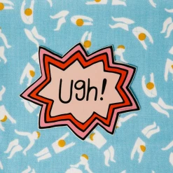 Free Period Press Ugh Vinyl Sticker Stickers