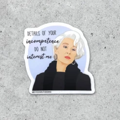 Citizen Ruth Devil Wears Prada Vinyl Sticker