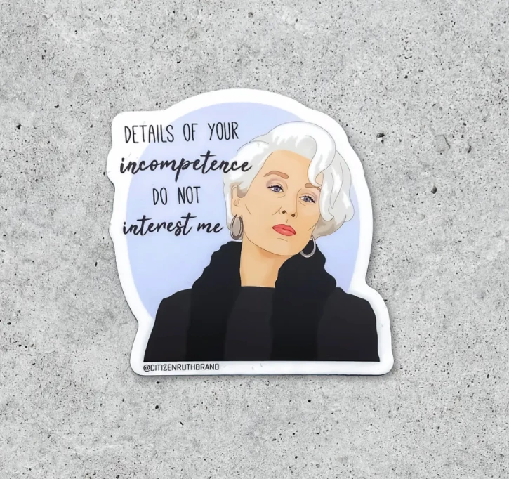 Citizen Ruth Devil Wears Prada Vinyl Sticker 3 Citizen Ruth Devil Wears Prada Vinyl Sticker