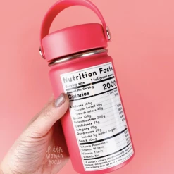 Little Woman Goods Stickers Nutrition Facts Vinyl Sticker
