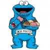 Fresh Prints Stickers Cookie Monster Sticker