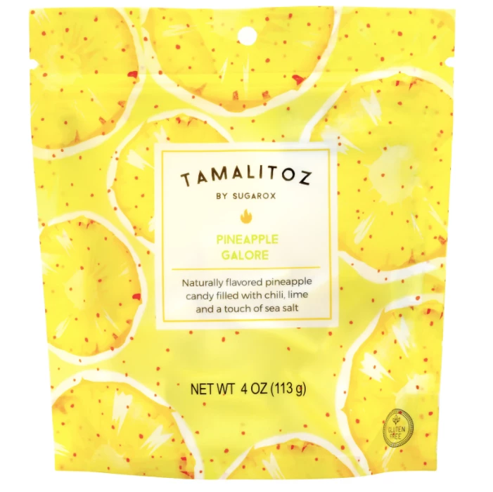 Sugarrox PINEAPPLE GALORE TAMALITOZ CANDY Treats! 3 Sugarrox PINEAPPLE GALORE TAMALITOZ CANDY Treats!