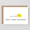 Wrap Greeting Cards Sorry I Missed - Greeting Card