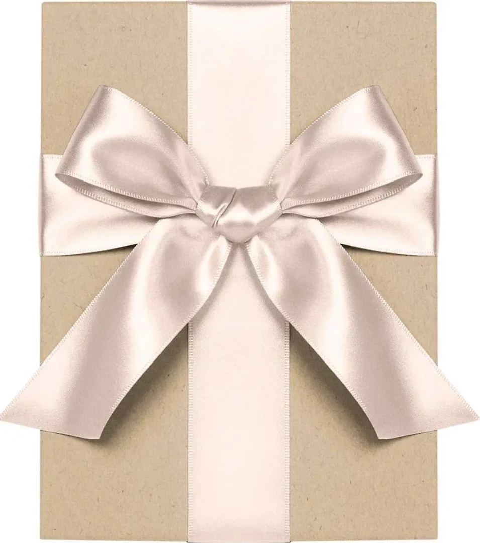 Paper Source Blush Satin Ribbon 3 Paper Source Blush Satin Ribbon