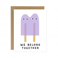 Worthwhile Paper We Belong Together Popsicles Card