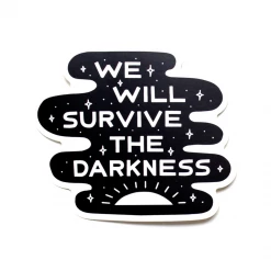Worthwhile Paper Darkness Die Cut Sticker