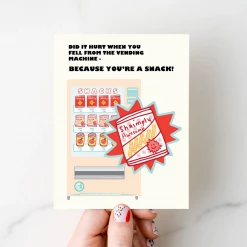 Ilootpaperie You're A Snack Vending Machine Card Greeting Cards