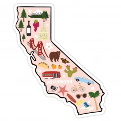 Bloomwolf Studio Stickers California Sticker