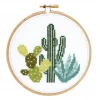 The Stranded Stitch Fun Stuff Desert Cacti Cross Stitch Kit