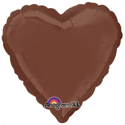 Anagram 18" Chocolate Brown Heart