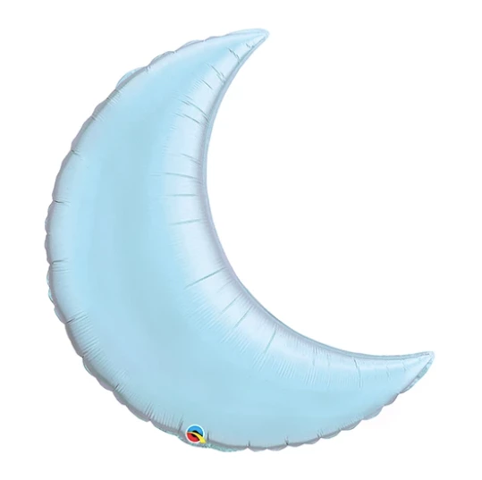 Anagram 35" Pearl Light Blue Crescent Moon Foil Balloon Balloons 3 Anagram 35" Pearl Light Blue Crescent Moon Foil Balloon Balloons