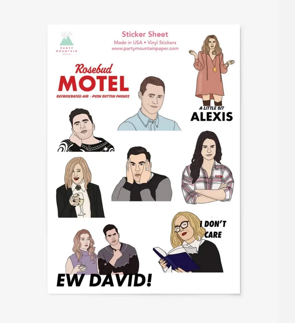 Party Mountain Paper Co Schitt's Sticker Pack 3 Party Mountain Paper Co Schitt's Sticker Pack